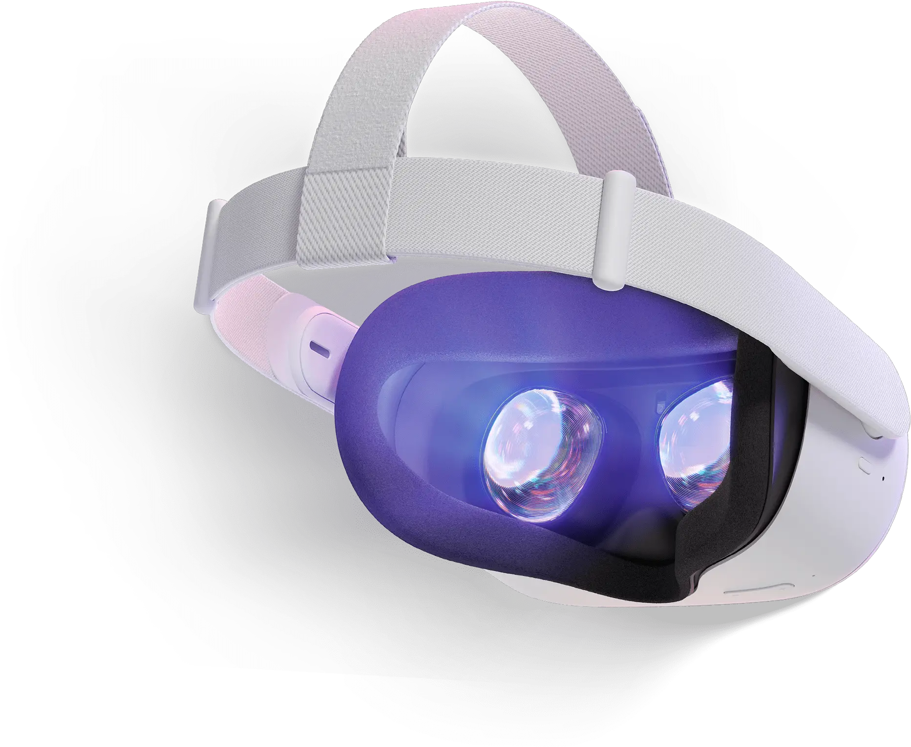 Foto del Oculus Quest 2 con iluminación interna